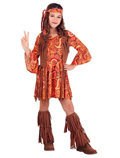 Fun Costumes Girl's Fringe Hippie Costume