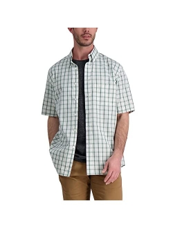 Men's Short Sleeve Stretch Fashion Print Shirt