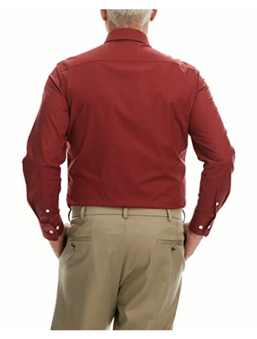 Haggar Men's Classic Fit Premium Comfort Button Down Shirt