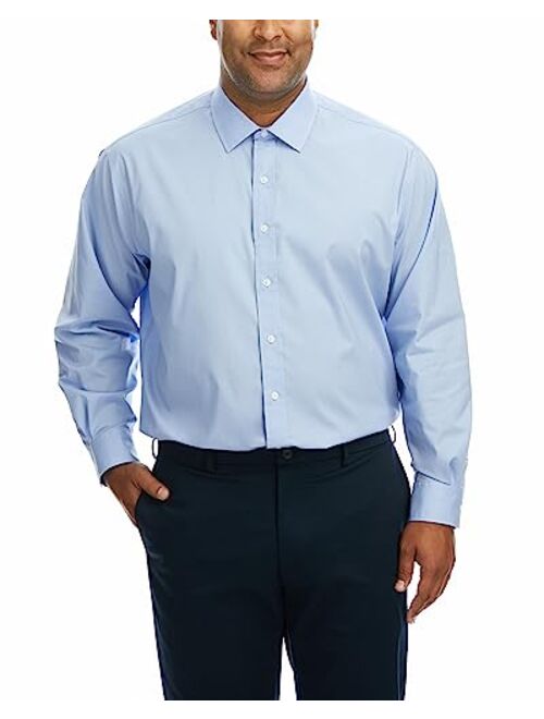 Haggar Premium Comfort Big&Tall Men's Button Down Dress Shirt
