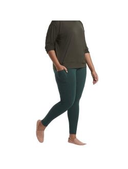 Womens Cotton Lounge Legging with Tech Pocket