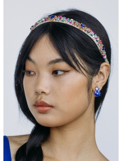 Mira crystal-embellished headband