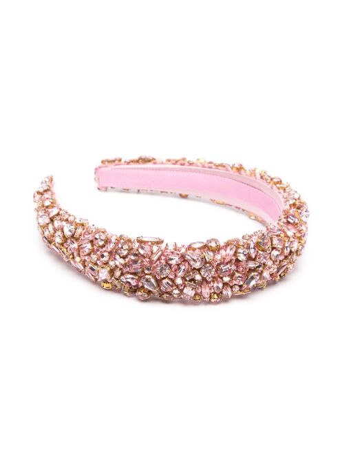 Jennifer Behr Czarina crystal-embellished headband