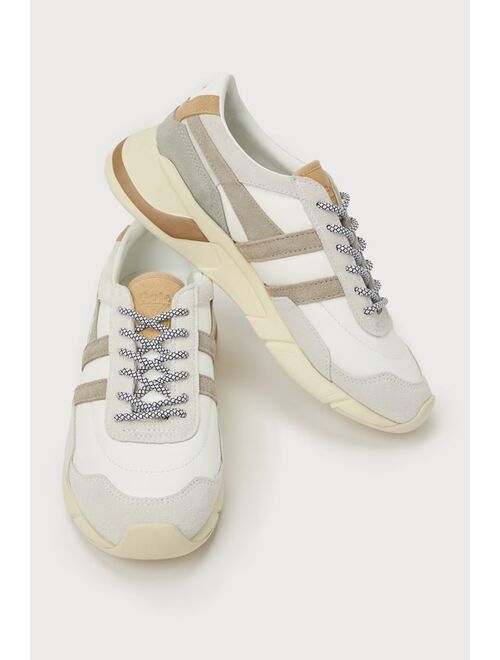 Gola Eclipse Pure White Multi Leather Sneakers