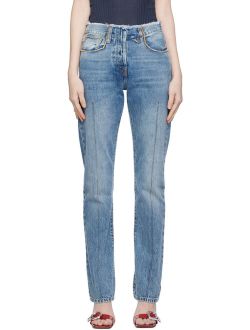 Blue Le Chouchou 'La Chemise De Nimes Linon' Jeans
