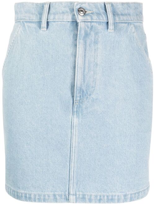 Nanushka denim mini skirt