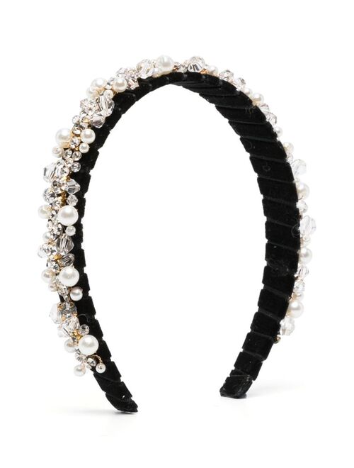Monnalisa bead-embellished headband