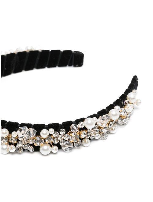 Monnalisa bead-embellished headband
