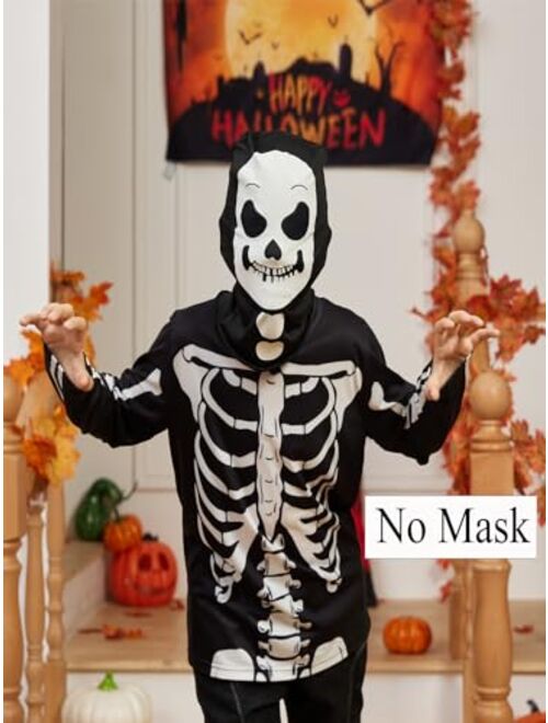 RAISEVERN Boys Girls 3D T-Shirt Graphic Print Tees Long Sleeve Shirts Size 4-16