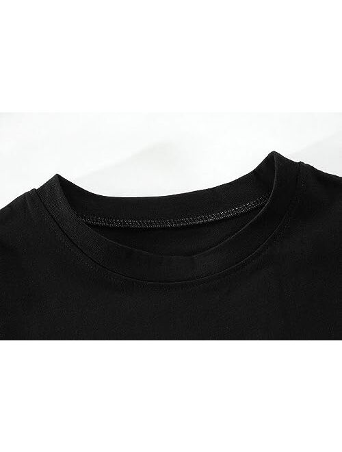 Ddsol Toddler Boy Glow in Dark T-Shirt Short Sleeve Kids Pumpkin Halloween Baby Tops for 2-7T