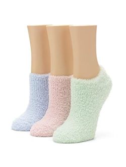 womens Shortie Slipper Sock, 3 Pair Pack