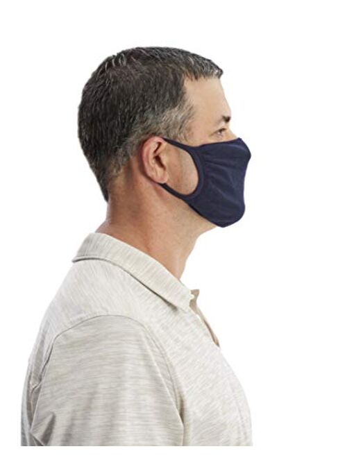 No Nonsense Antimicrobial Reusable Ear Loop Face Mask (Pack of 5)