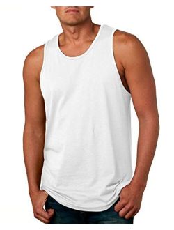 Next Level Apparel Next Level Mens Jersey Tank Top 3633-Turquoise (3 Pack)