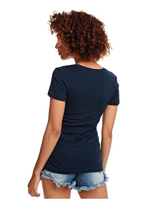 Next Level Apparel Next Level Women's 1x1 Rib Collar Label Jersey T-Shirt