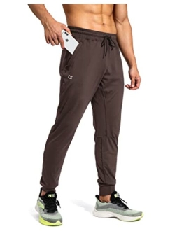 Men's Sweatpants with Zipper Pockets Athletic Pants Traning Track Pants Joggers for Men Soccer, Running, Workout