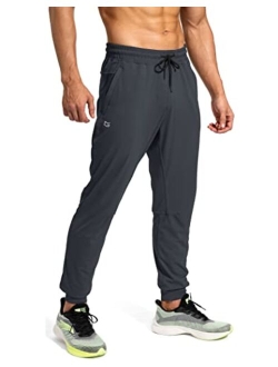 Men's Sweatpants with Zipper Pockets Athletic Pants Traning Track Pants Joggers for Men Soccer, Running, Workout