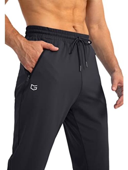G Gradual Men's Sweatpants with Zipper Pockets Tapered Joggers for Men Athletic Pants for Workout, Jogging, Running