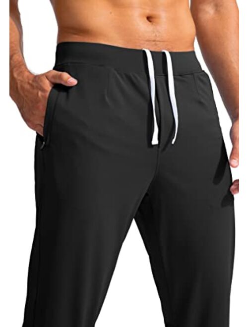 G Gradual Men's Golf Joggers Pants with Zipper Pockets Stretch Sweatpants Slim Fit Track Pants Joggers for Men Work Running