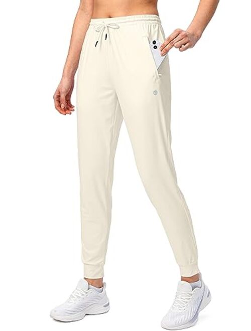 G Gradual Women's Joggers Pants with Zipper Pockets Tapered Running Sweatpants for Women Lounge, Jogging