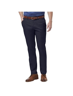 Men's Premium No Iron Khaki Slim Fit Flat Front Casual Pant