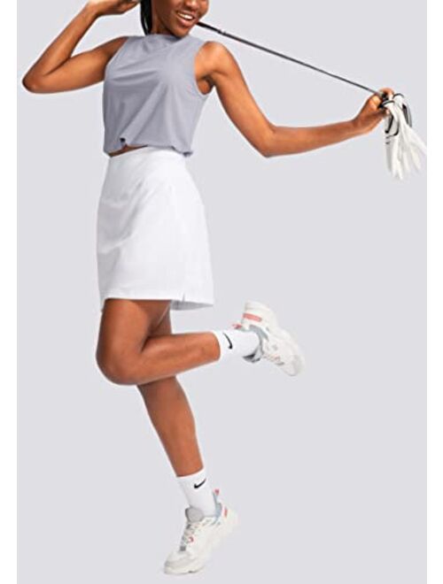 G Gradual Golf Skorts Skirts for Women with 5 Pockets Women's High Waisted Lightweight Athletic Skirt for Tennis Running