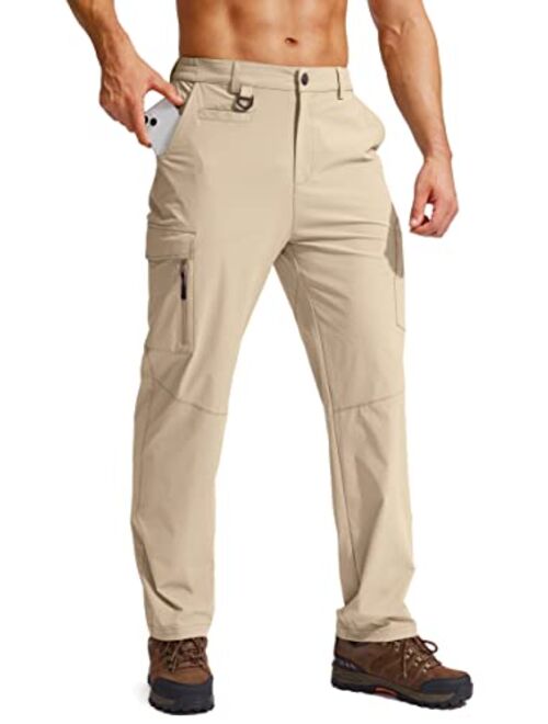 G Gradual Men's Hiking Cargo Pants Water Resistant Quick Dry Lightweight Outdoor Tactical Pants for Men with Multi Pocket