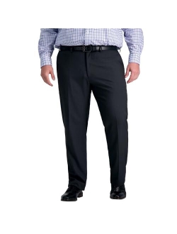 Men's Premium Comfort Dress Pant-Straight Fit Flat Front Reg. and Big & Tall