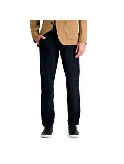 Men's Life Khaki Comfort Flat Front Straight Fit Chino Pant