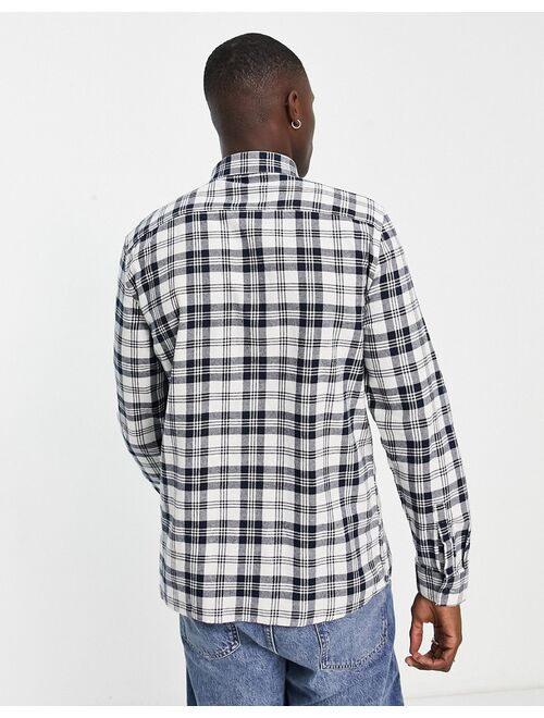 New Look Check Shirt in White