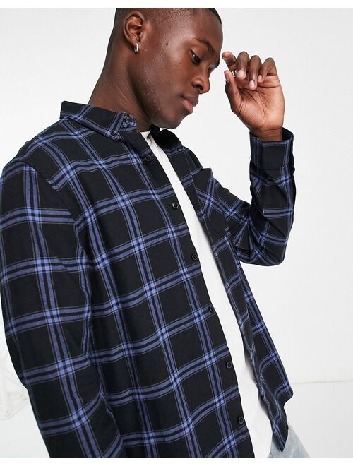 New Look check shirt in blue