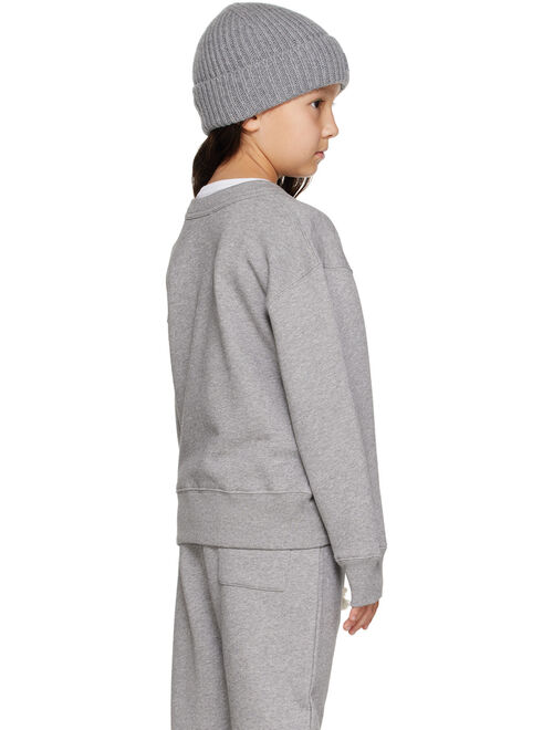ACNE STUDIOS Kids Gray Patch Sweatshirt