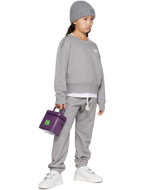 ACNE STUDIOS Kids Gray Patch Sweatshirt