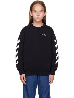 OFF-WHITE Kids Black Classic Arrow Sweatshirt