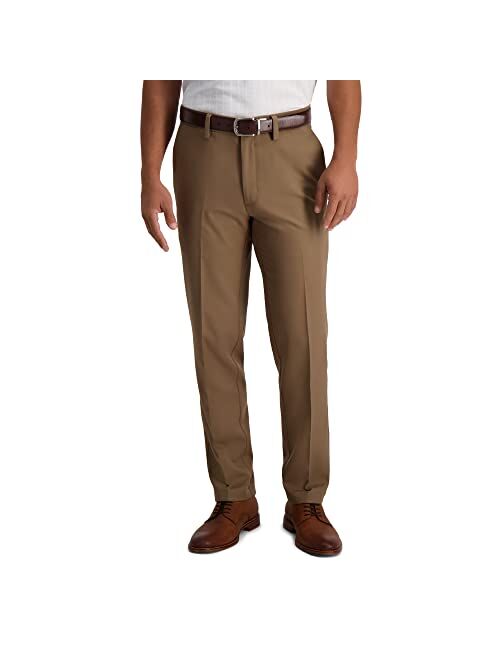 Haggar Men's Cool 18 Pro Slim & Straight Fit Flat Front Casual Pant