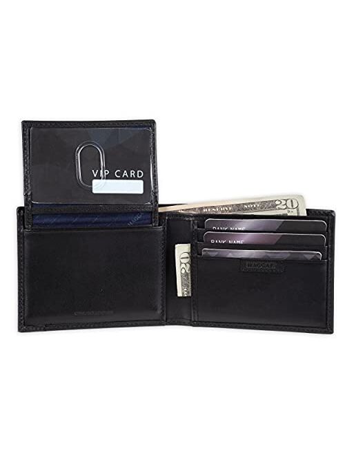 Haggar Men's Leather Traveler Wallet
