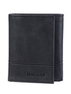 Men's Leather RFID Trifold Wallet