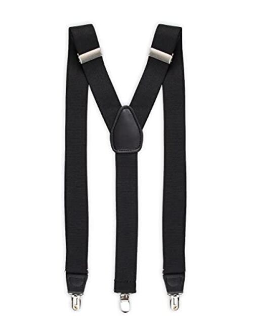 Haggar mens Y-back Adjustable Clip Suspender