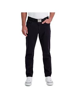 Men's The Active Series Slim/Straight Fit Flat Front Pant