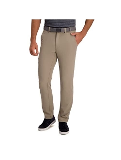 Men's The Active Series Slim/Straight Fit Flat Front Pant