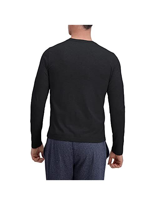 Haggar Men's Comfort Tee Shirt Long Sleeve and Short Sleeve Styles