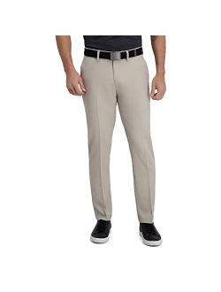 Men's Cool Right Performance Flex Solid Slim Fit Flat Front Pant
