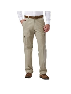 Men's Comfort Stretch Classic Fit Flat Front Cargo Pant - Regular and Big & Tall Sizes