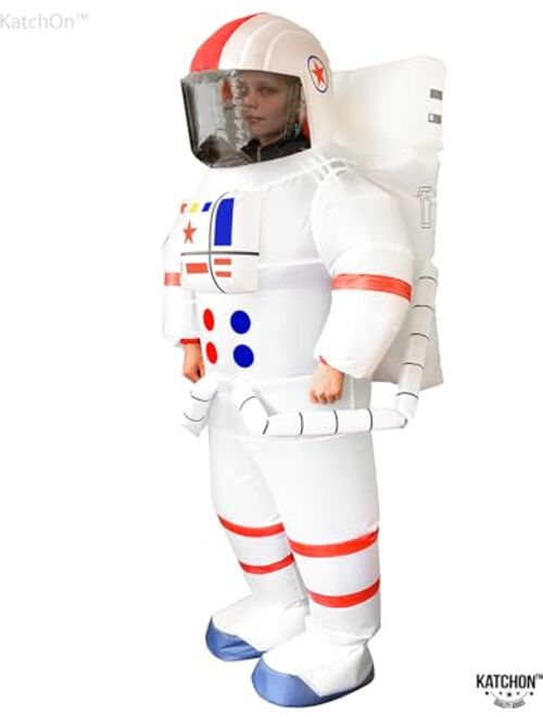 KatchOn, Halloween Inflatable Astronaut Costume - Medium, 47 Inch | Blow Up Astronaut Costume Kids for Halloween Party | NASA Astronaut Costume for Kids | Spooky Kids Spa