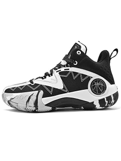 ASHION Men's Shoes Fashion Sneakers Breathable Running Shoes Mens Arch Support Basketball Shoes Non Slip Sport Shoes