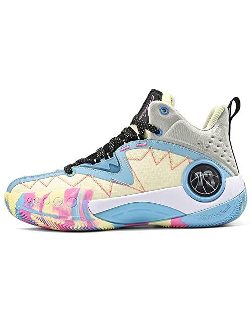 ASHION Men's Shoes Fashion Sneakers Breathable Running Shoes Mens Arch Support Basketball Shoes Non Slip Sport Shoes