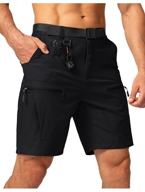G Gradual Men's Hiking Cargo Shorts Stretch Quick Dry Outdoor Tactical Shorts for Men with Multi Pocket for Fishing Casual