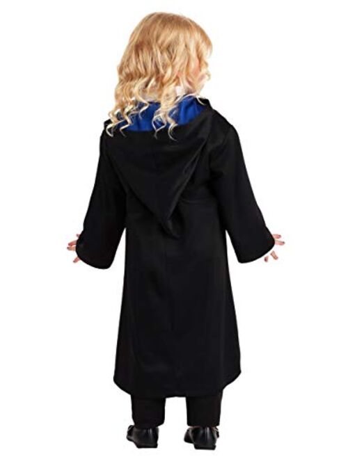 Fun Costumes Deluxe Toddler Harry Potter Ravenclaw Robe, Ravenclaw Robe, Hooded Wizard Robe for Halloween & Cosplay