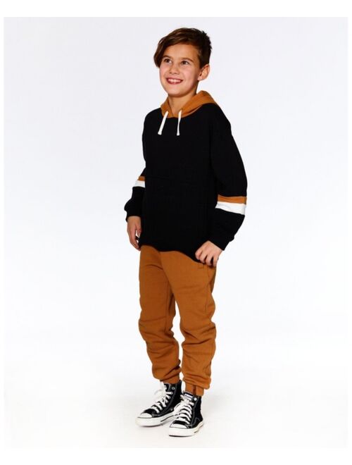 DEUX PAR DEUX Boy Fleece Sweatpants With Pockets Caramel - Toddler|Child