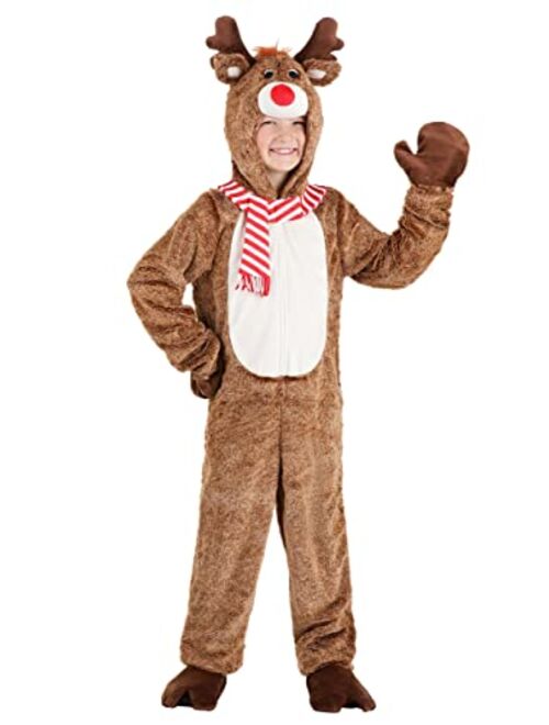 Fun Costumes Plush Reindeer Costume for Kid's