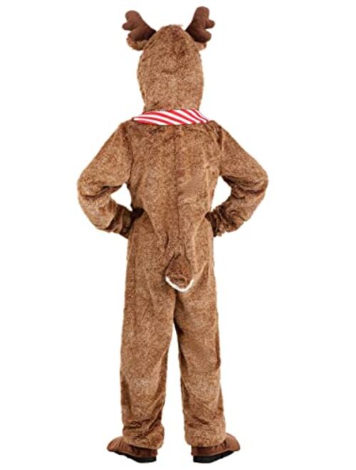 Fun Costumes Plush Reindeer Costume for Kid's